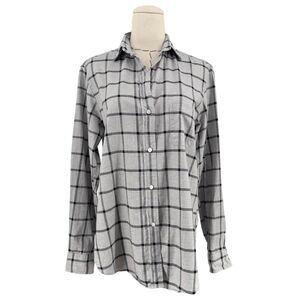 Grayson The Hero Womens Plaid Button Up Long Sleeve Collared Shirt‎ Size 2